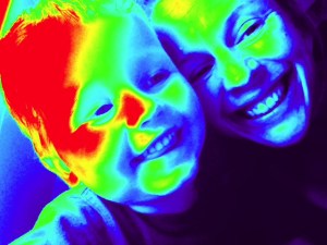 Bored and photo-boothing it on a recent flight to Idaho.